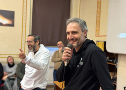 Igor Barbazza e Davide Stefanato raccontano agli studenti ENGIM di Oderzo
